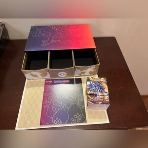 OPENED Pokemon TCG Charizard Sword & Shield Ultra Premium Collection Box ONLY